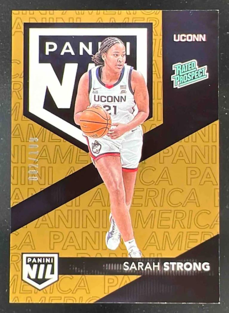 2025 Panini National Convention Silver Pack VIP NIL Orange Sarah Strong /199