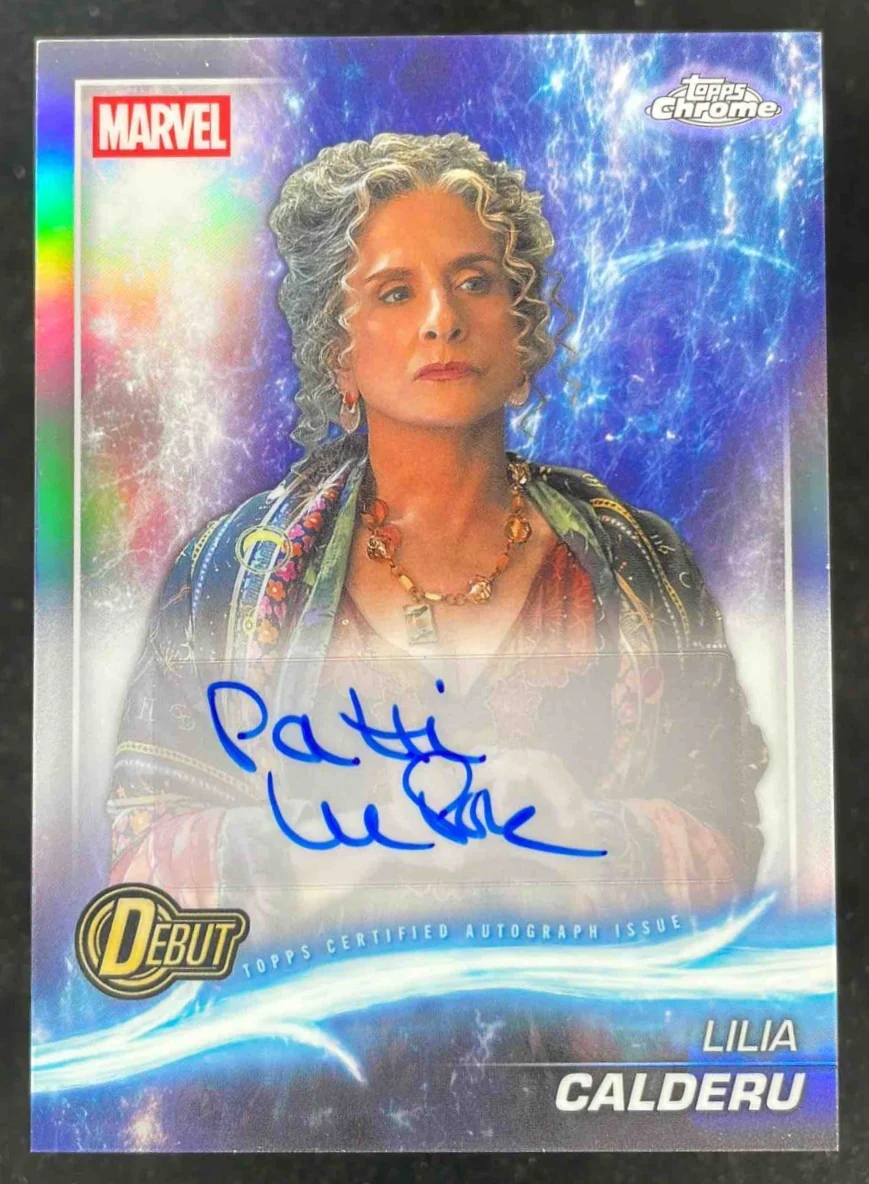 2025 Topps Chrome Marvel Studios #AA-PL Patti Lupone as Lilia Calderu Auto