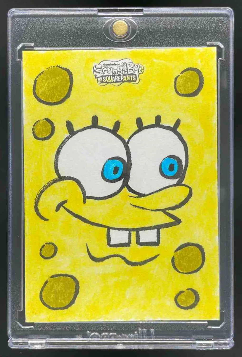 2025 Topps Chrome SpongeBob SquarePants Sketch Card Artist Auto Dan Conlois 1/1