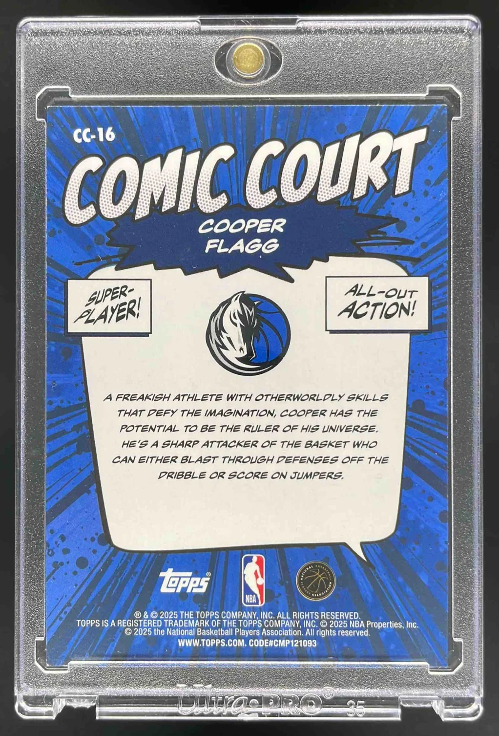 2025-26 Topps Comic Court #CC-16 Cooper Flagg RC - Image 2