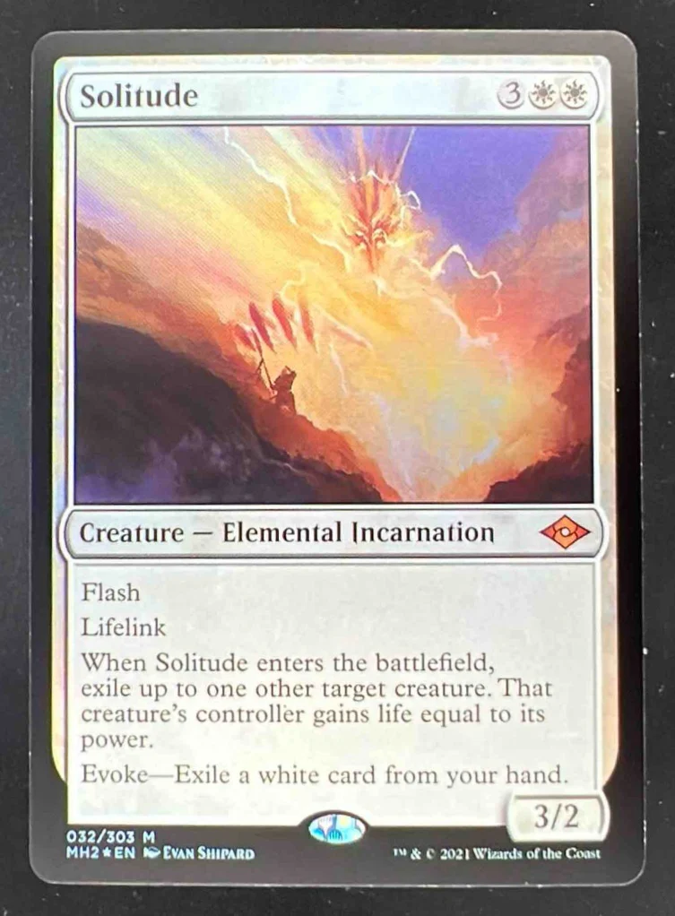 2021 Magic: The Gathering Modern Horizons 2 Prerelease Promos #032/303 Solitude