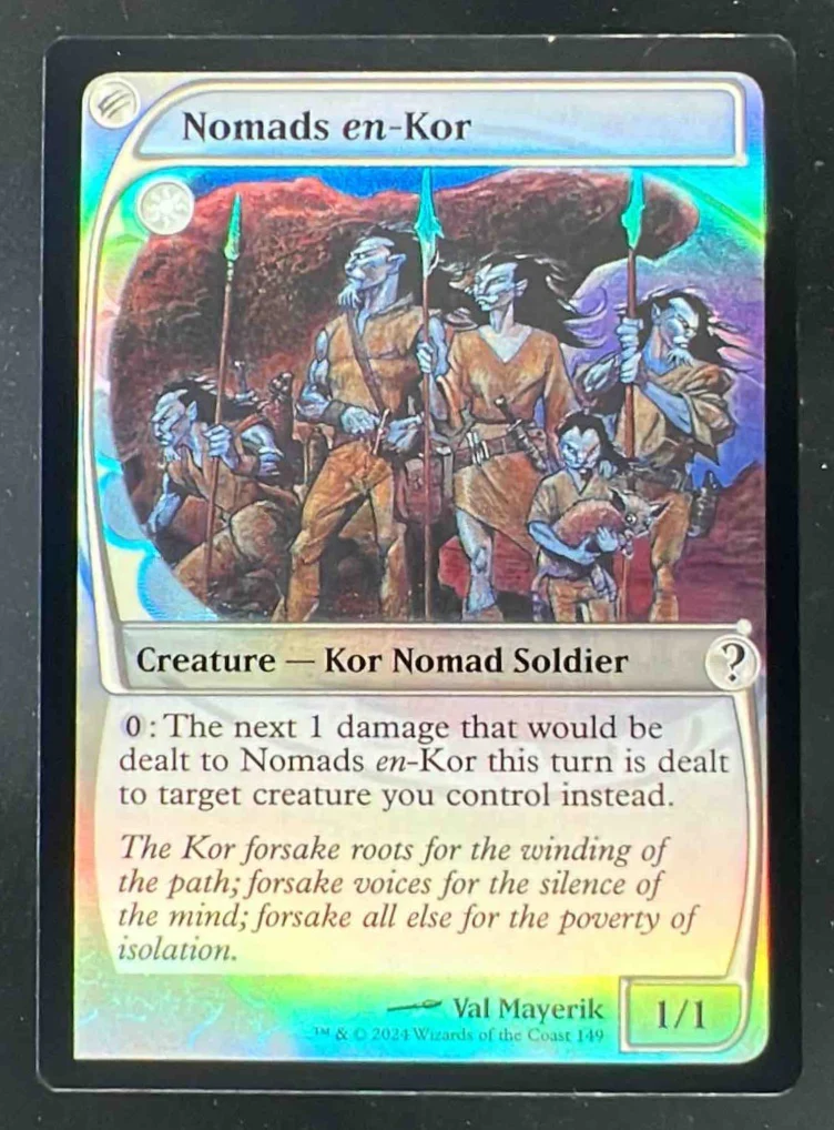 Magic The Gathering Nomads en-Kor Future Sight - Mystery Booster 2 MB2 Foil