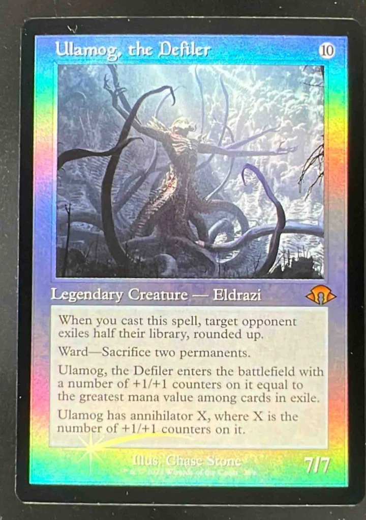 Magic The Gathering Ulamog, the Defiler Retro Frame - Modern Horizons 3 MH3