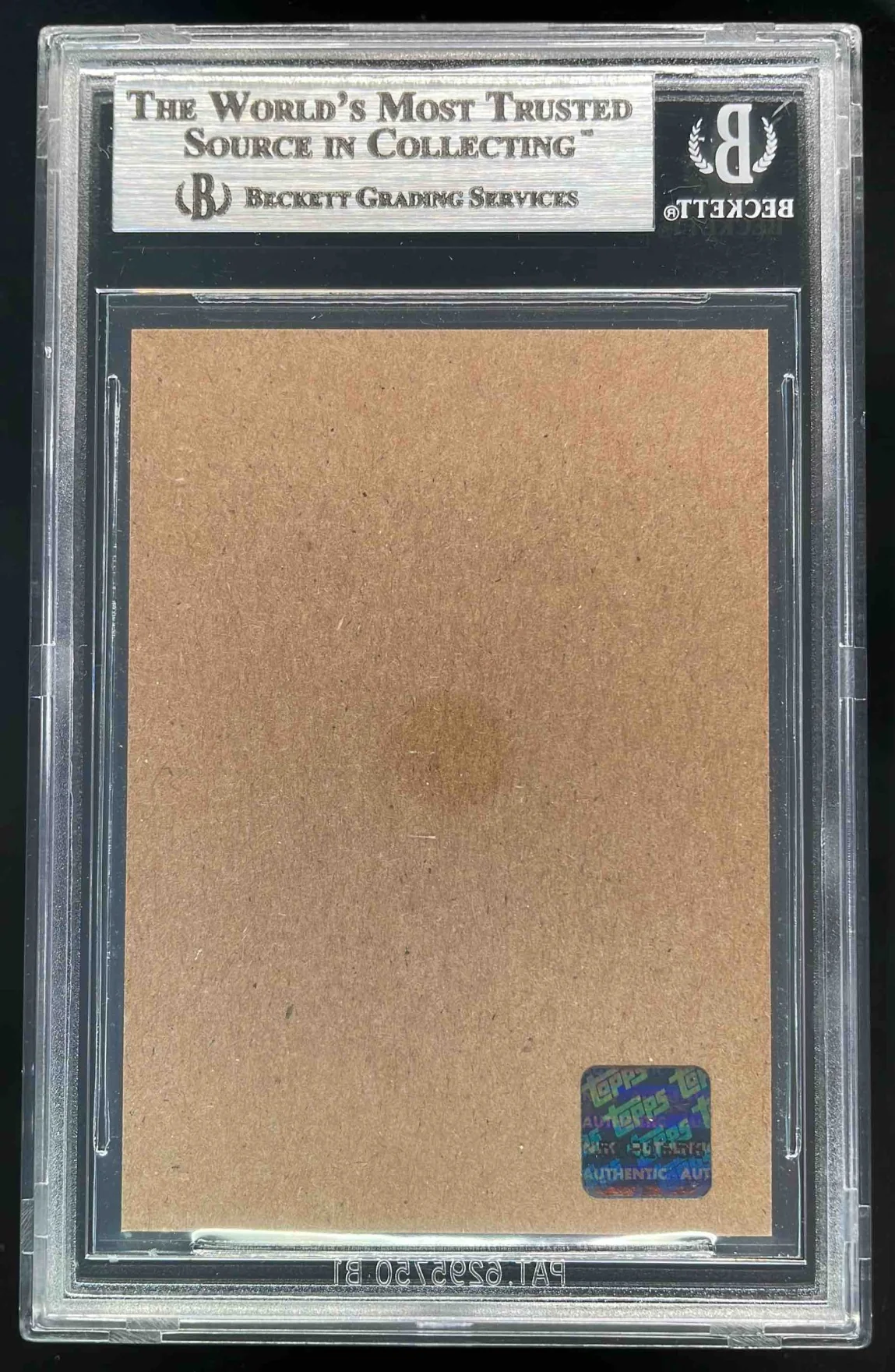2007 Bowman Heritage Blank Back #168 Gary Sheffield Auto BGS Authentic - Image 2