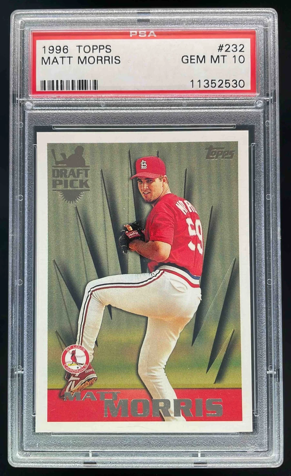 1996 Topps #232 Matt Morris RC PSA 10