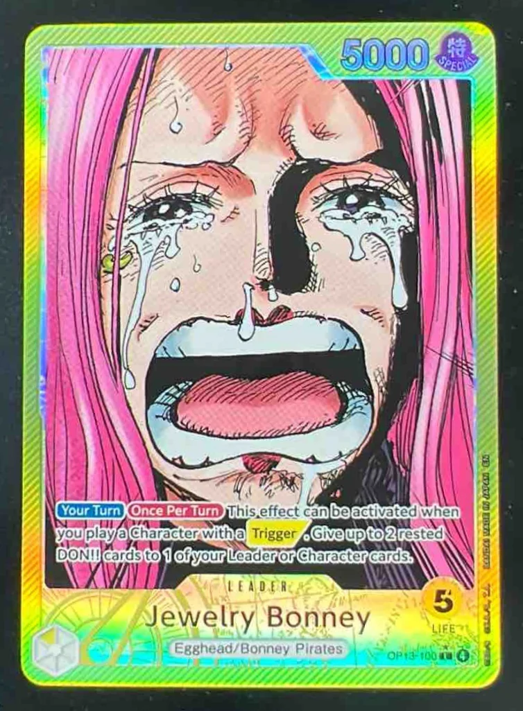 One Piece Jewelry Bonney 100 Alternate Art - Carrying On His Will OP13