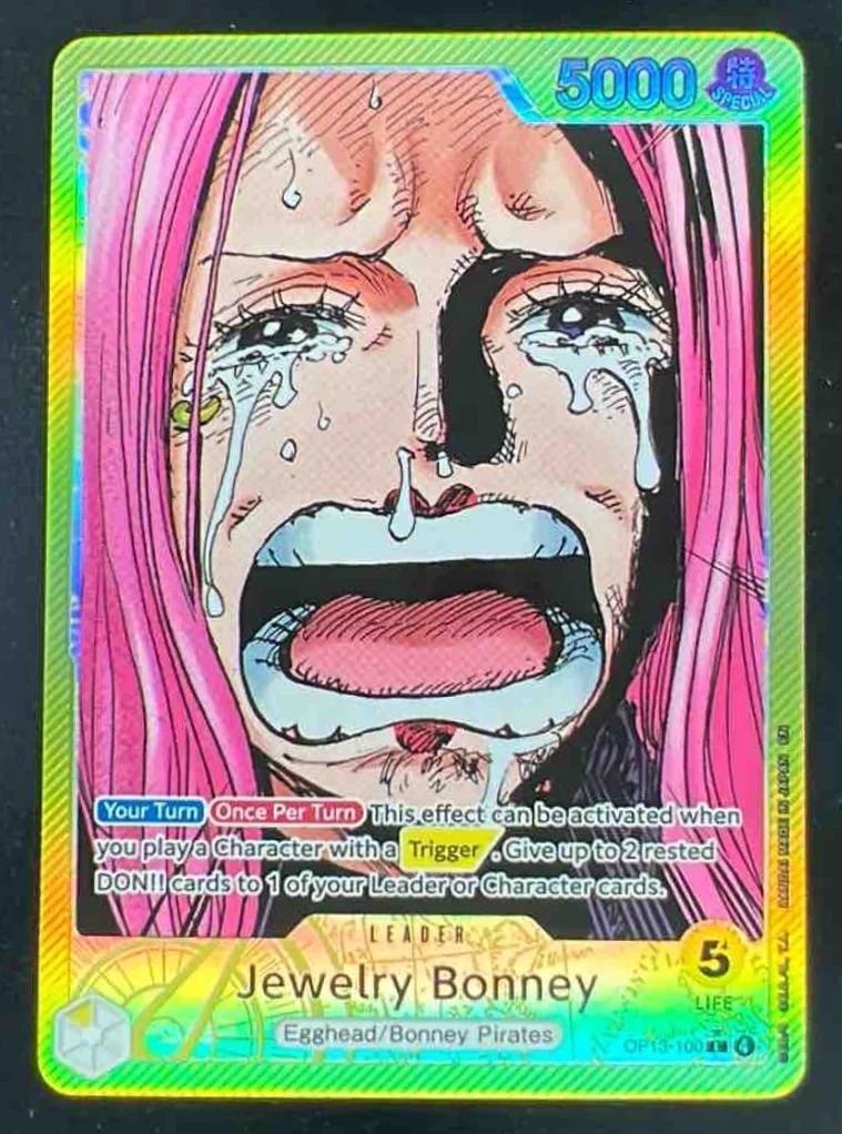 One Piece Jewelry Bonney 100 Alternate Art - Carrying On His Will OP13