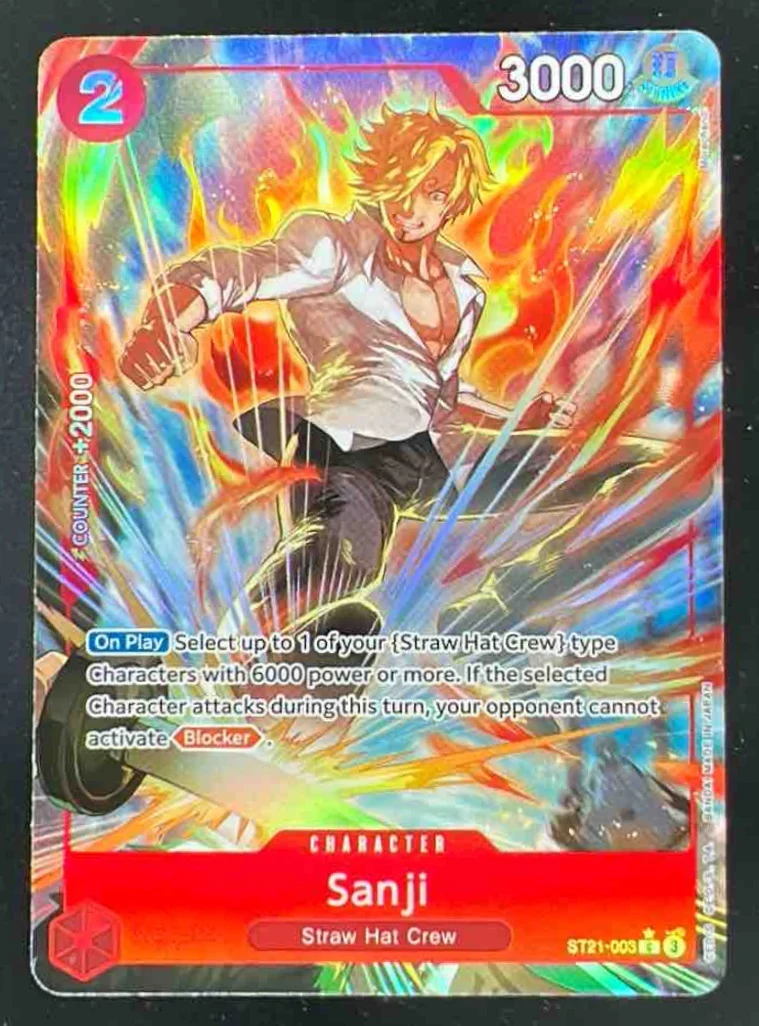 One Piece Sanji Parallel - Starter Deck EX: Gear 5 ST21