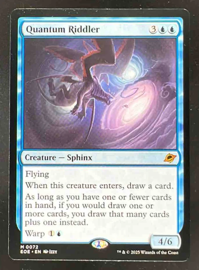 Magic The Gathering Quantum Riddler - Edge of Eternities EOE