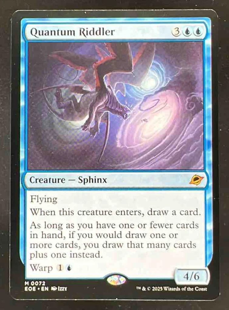 Magic The Gathering Quantum Riddler - Edge of Eternities EOE
