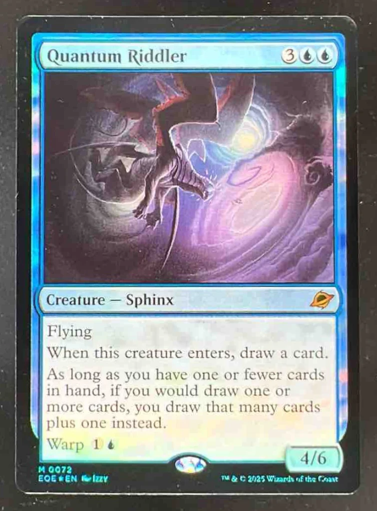 Magic The Gathering Quantum Riddler - Edge of Eternities EOE Foil