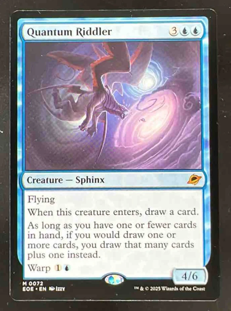 Magic The Gathering Quantum Riddler - Edge of Eternities EOE