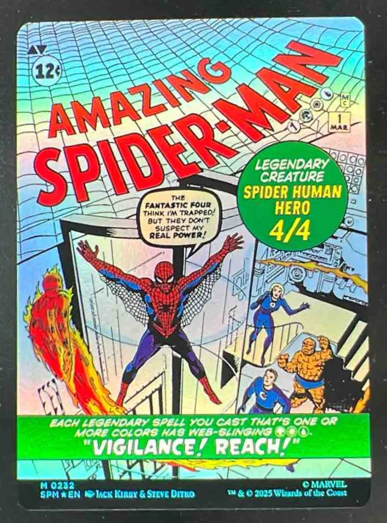 Magic The Gathering Peter Parker 0232 Borderless - Marvel's Spider-Man SPM - Image 2