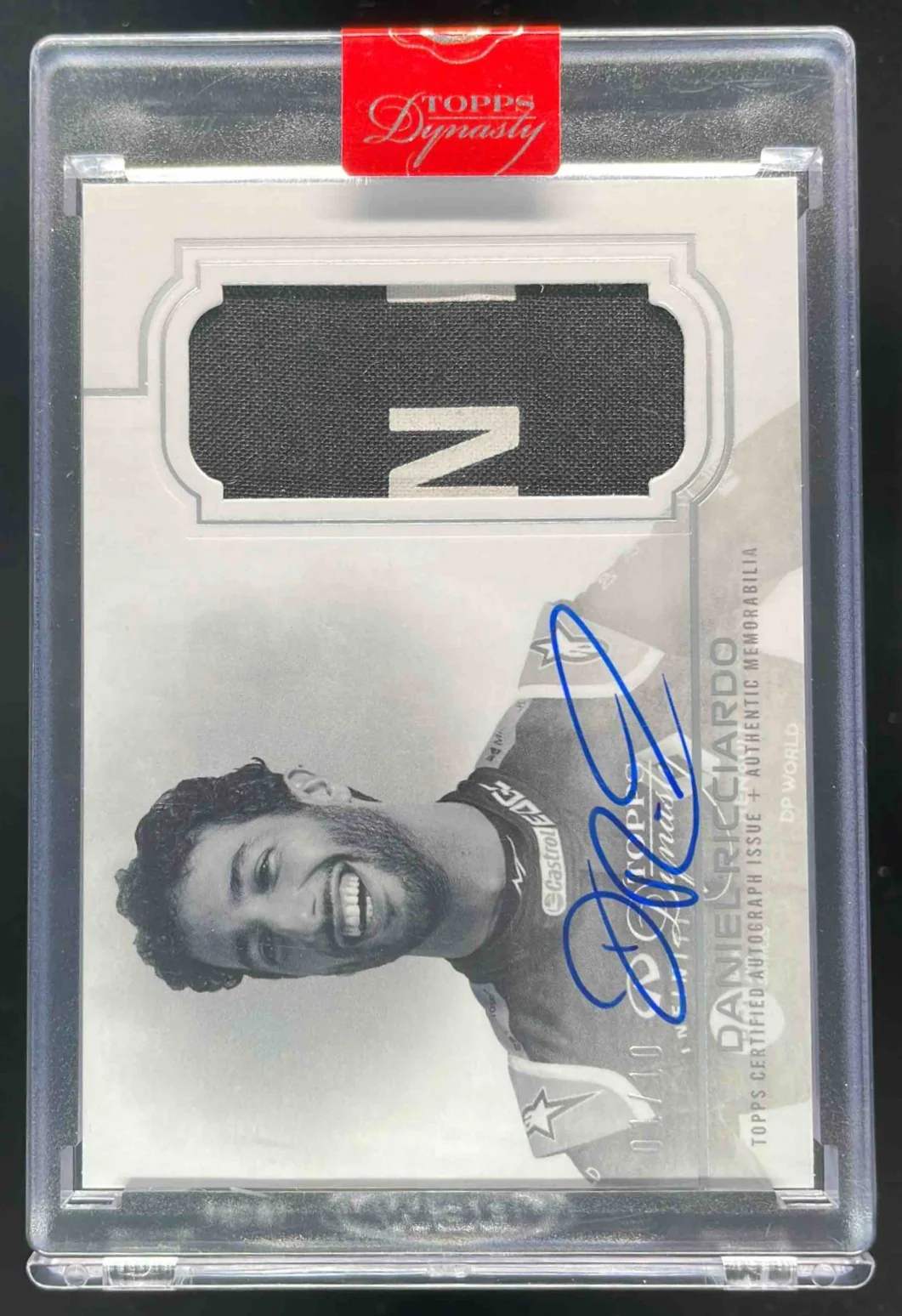 2020 Topps Dynasty Formula 1 Autographed Patch #IIDR Daniel Ricciardo Auto /10