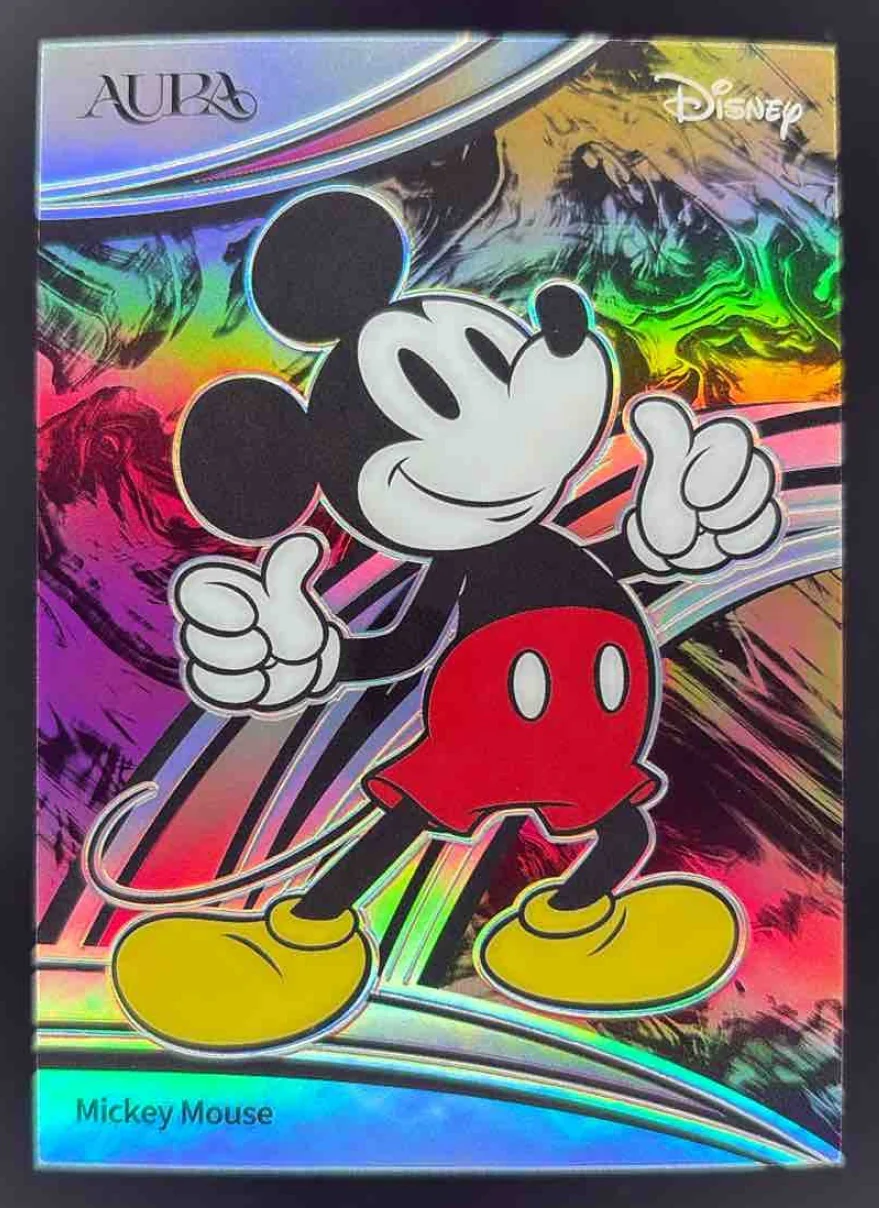 2025 Kakawow Disney Aura Silver Card #AD-I-01 Mickey Mouse
