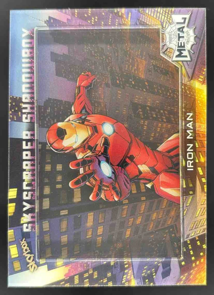 2021 Upper Deck Marvel Skyscraper Shadowbox #SS11 Iron Man