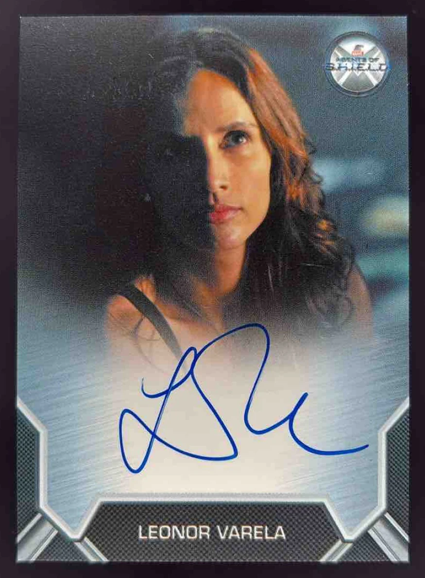 2015 Marvel Shield Leonor Varela Camilla Reyes Autograph Auto