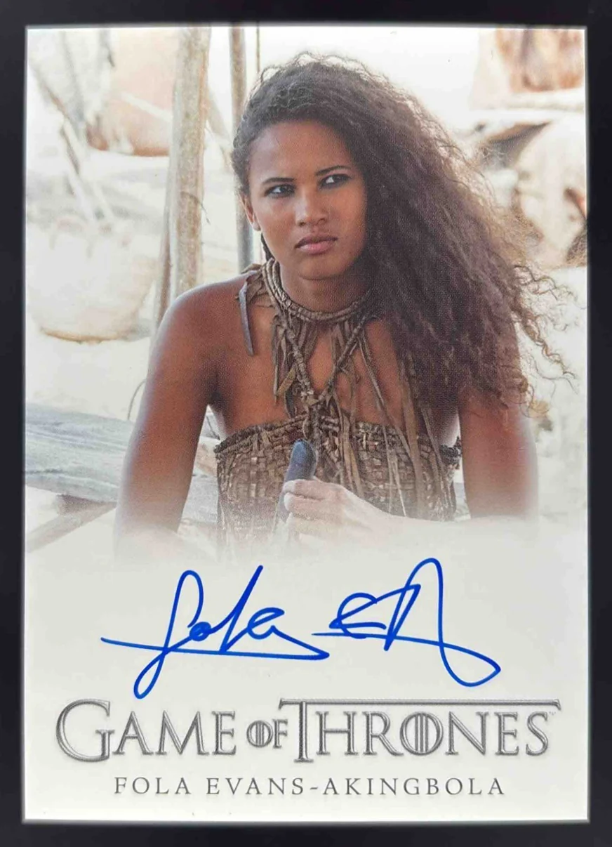 2025 Game of Thrones: The Great Houses Full Bleed Auto #NNO Fola Evans-Akingbola