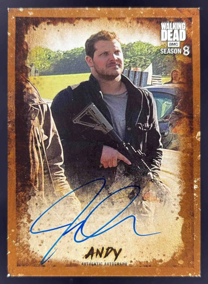 2018 Topps The Walking Dead Autograph Jeremy Palko as Andy Auto /50