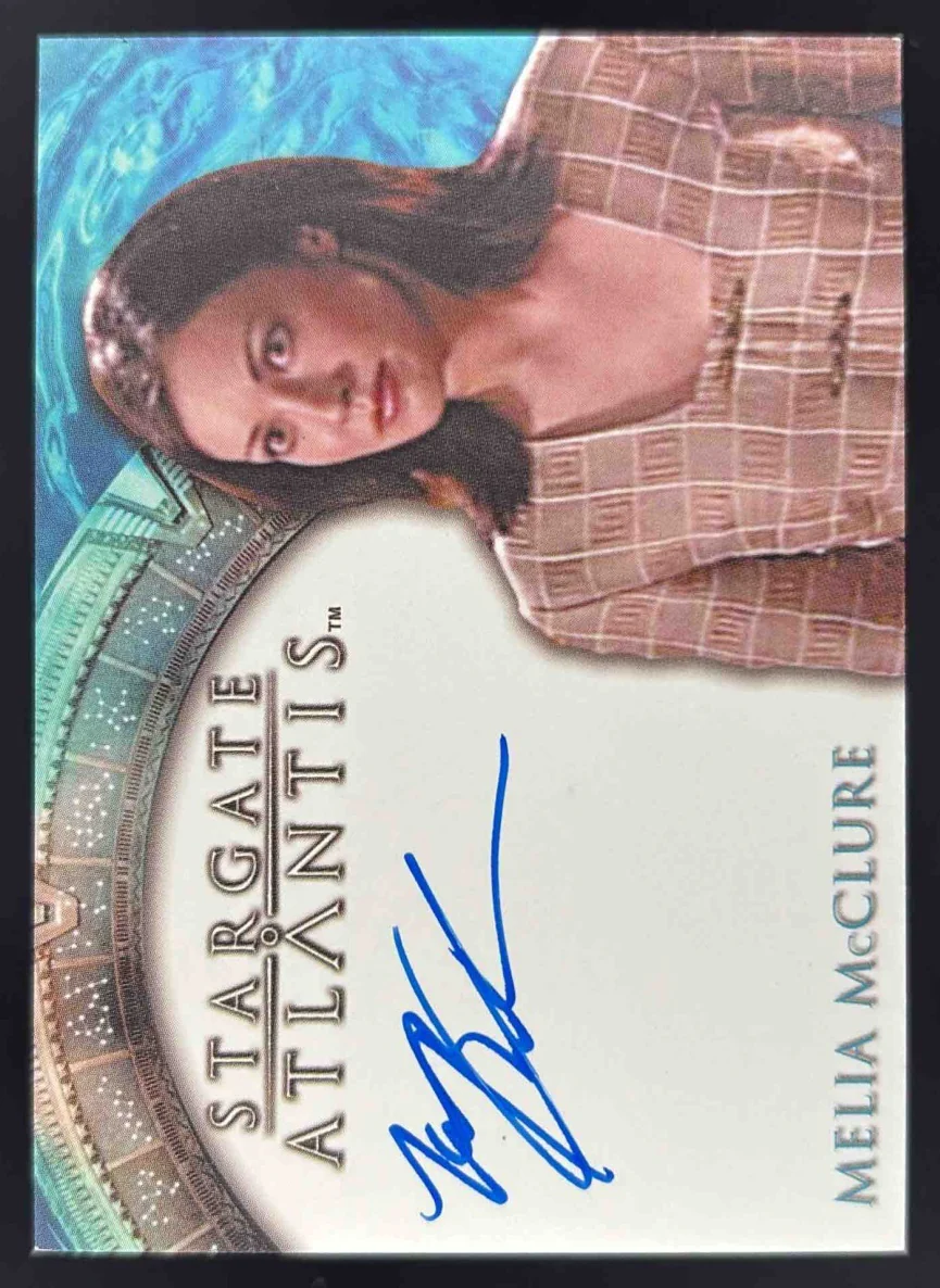 2006 Rittenhouse Stargate Atlantis Auto Melia Mcclure as Melia Autograph