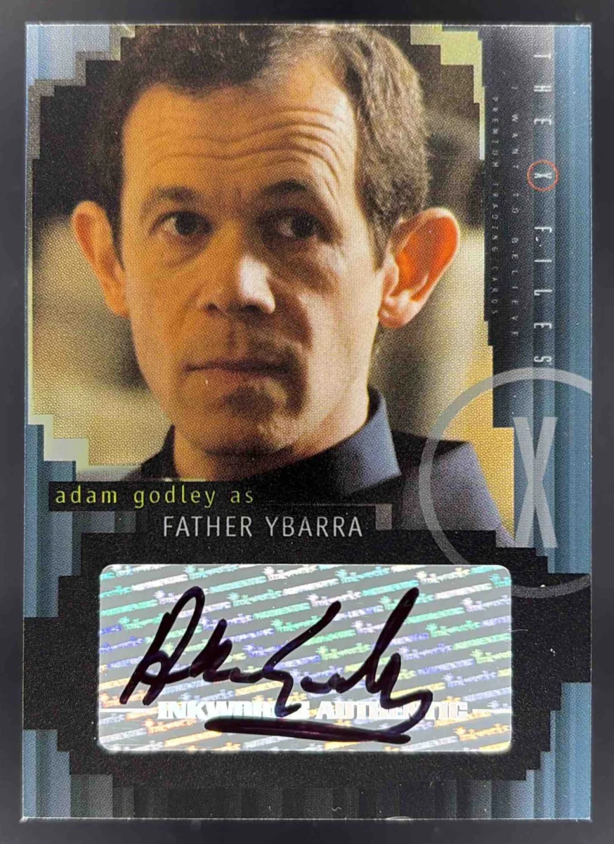 2008 Inkworks The X Files Adam Godley as Father Ybarra Autograph Auto