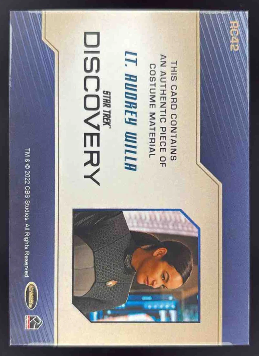 2023 Rittenhouse Star Trek: Discovery Season Four Relics #RC42 Lt Audrey Willa - Image 2