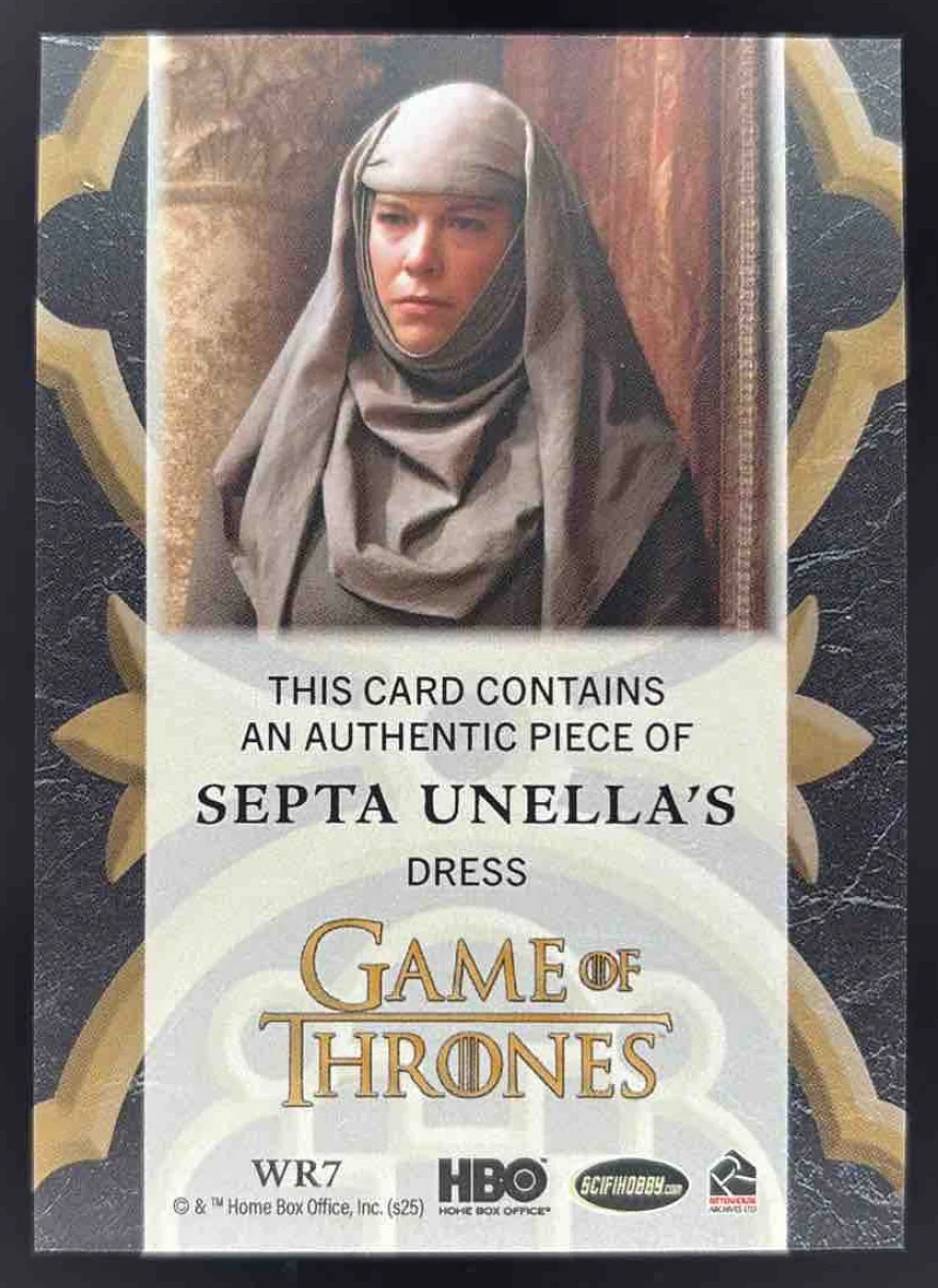 2025 Game of Thrones: The Great Houses Women of the Realm Relics Septa Unella - Image 2