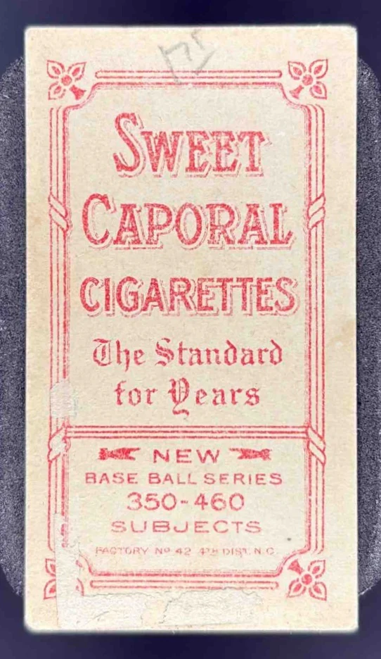 1909-11 T206 Sweet Caporal Lee Tannehill Chicago - Image 2