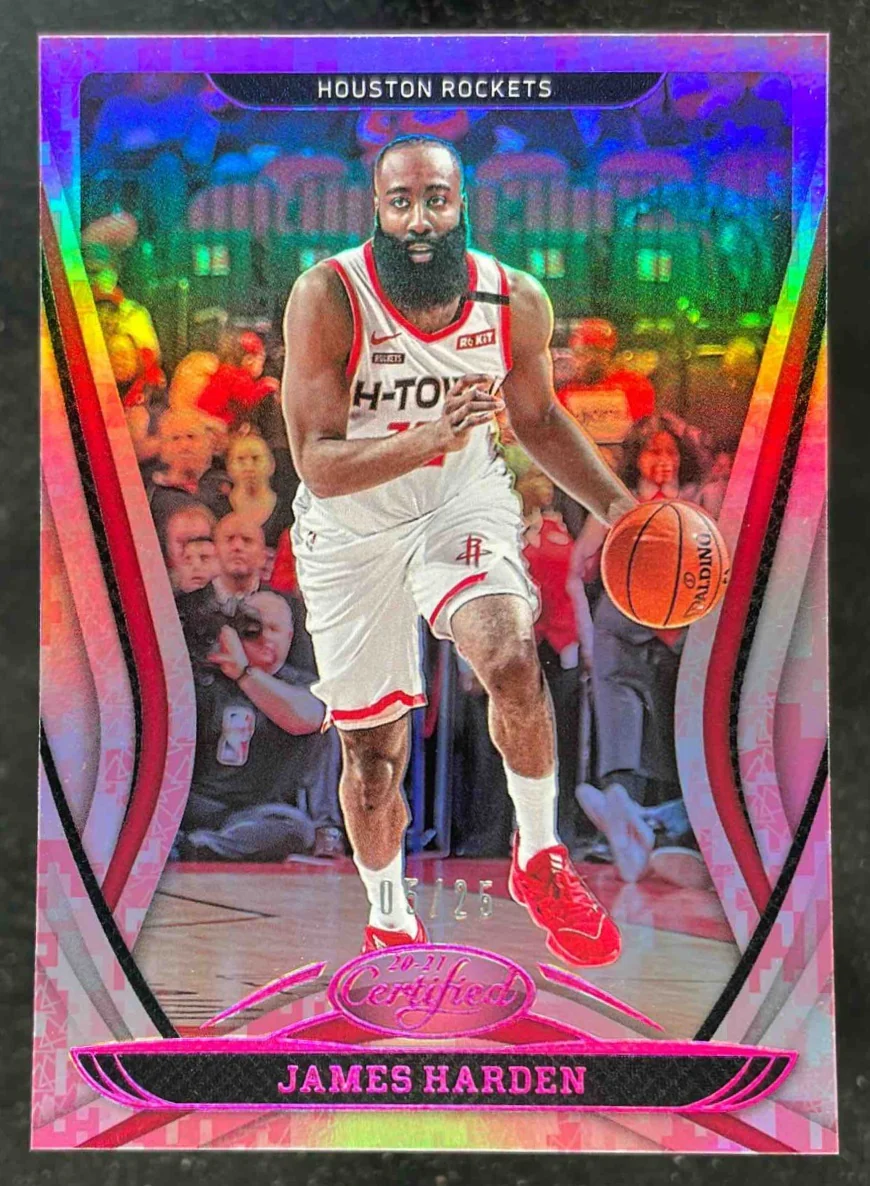2020-21 Panini Certified Mirror Camo #29 James Harden /25