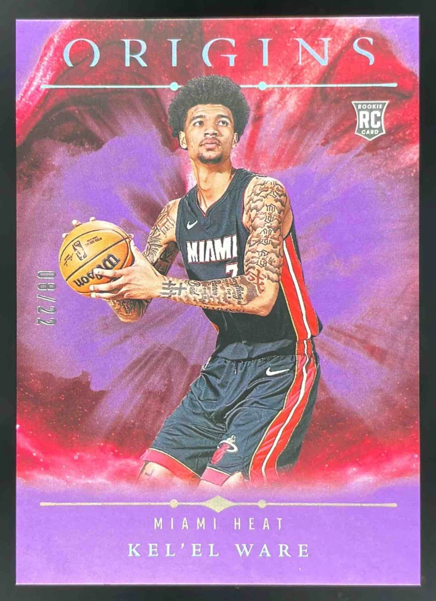 2024-25 Panini Origins Purple FOTL #81 Kel'el Ware RC /22