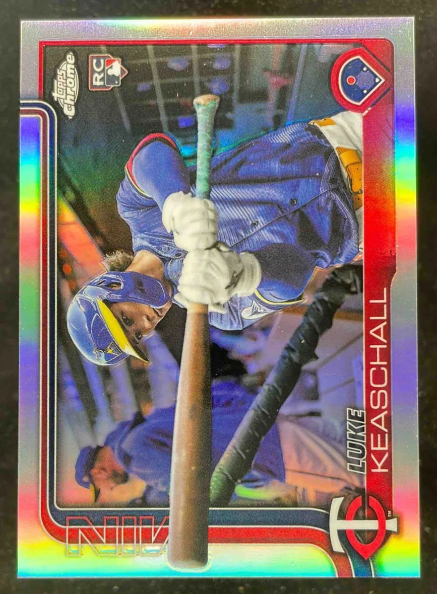 2025 Topps Chrome Update Image Variation #USC106 Luke Keaschall RC SSP