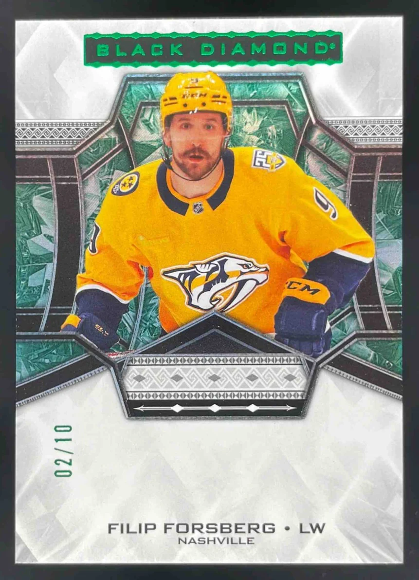 2022-23 Upper Deck Black Diamond Green #BDB-FF Filip Forsberg /10