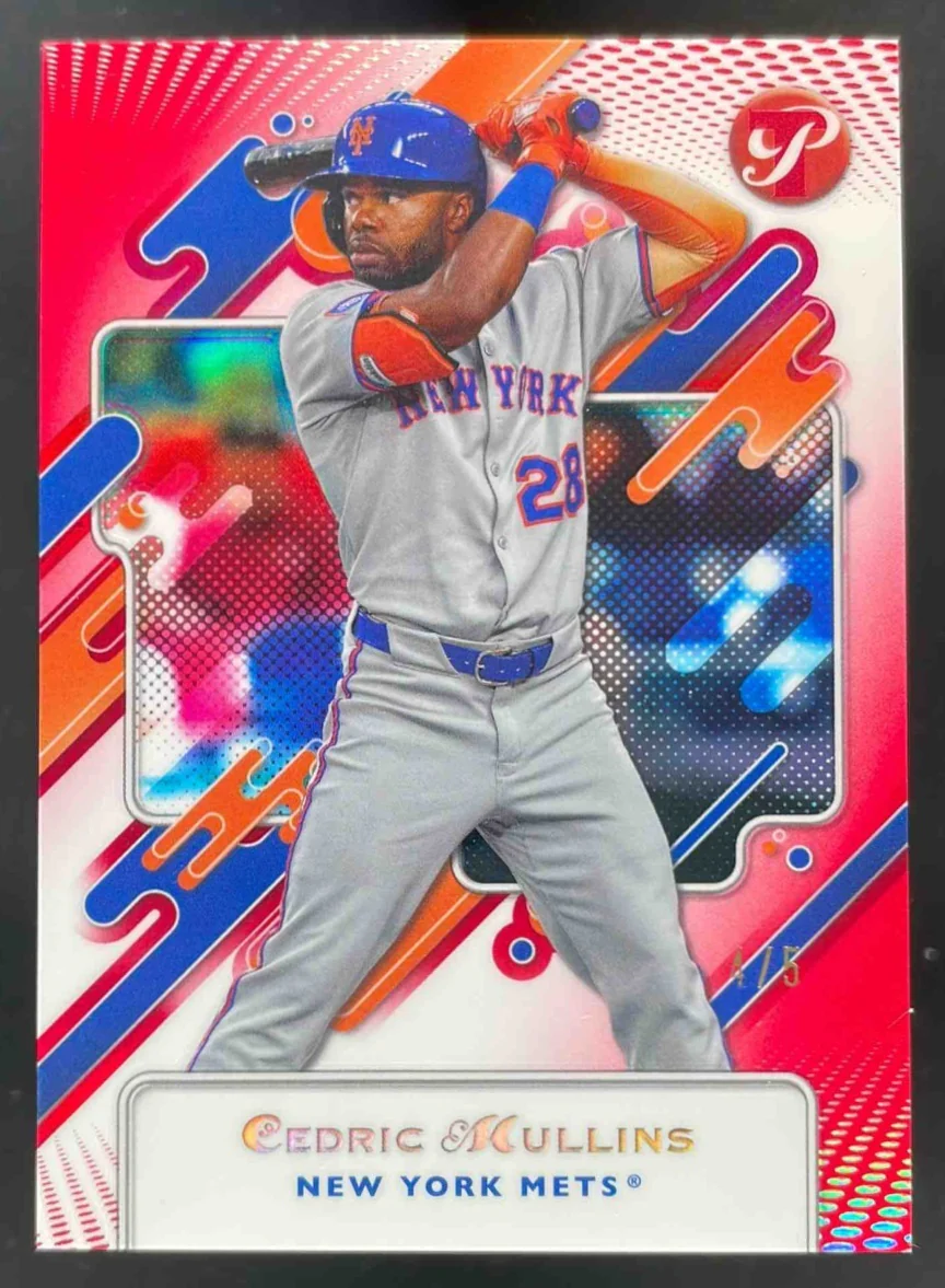 2025 Topps Pristine Red Refractor #77 Cedric Mullins /5