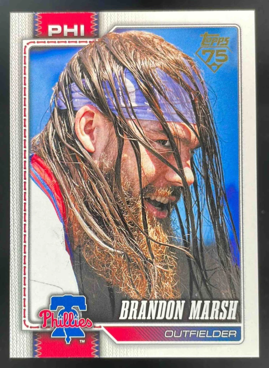 2026 Topps Golden Mirror Variation SSP #335 Brandon Marsh
