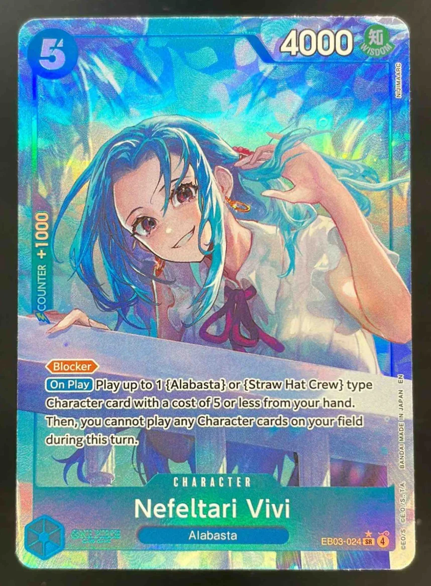 2026 One Piece Heroines Edition Special Card #EB03-024 Nefeltari Vivi