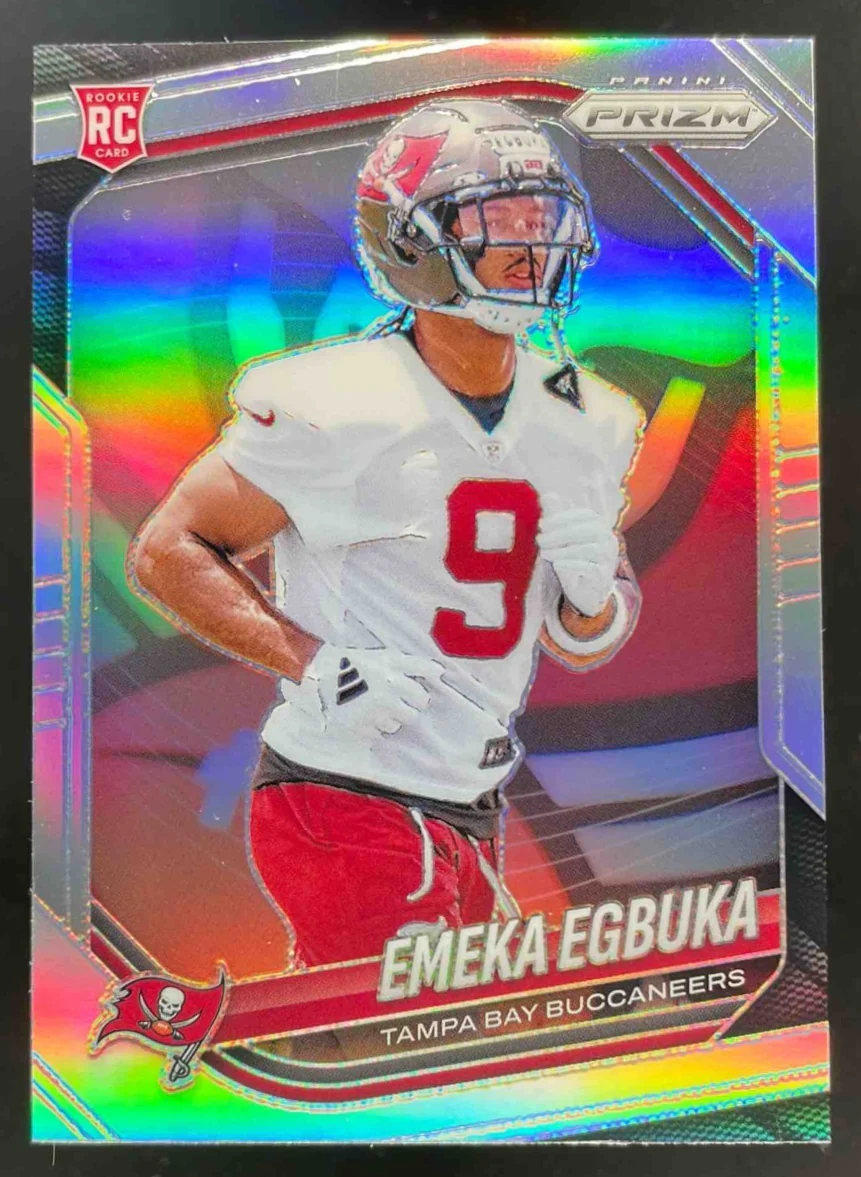 2025 Panini Prizm Silver Prizm #351 Emeka Egbuka RC
