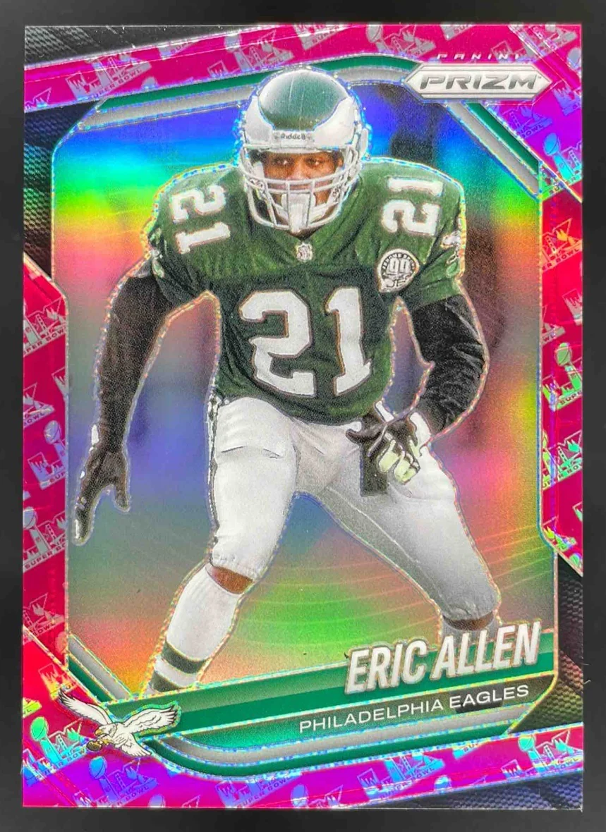 2025 Panini Prizm Super Bowl LX Prizm #17 Eric Allen /60