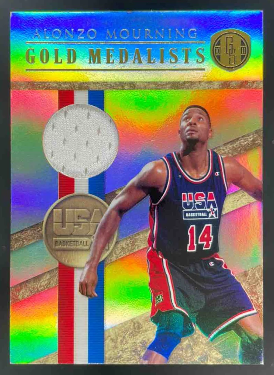 2010-11 Panini Gold Standard Gold Medalists Materials #19 Alonzo Mourning /299