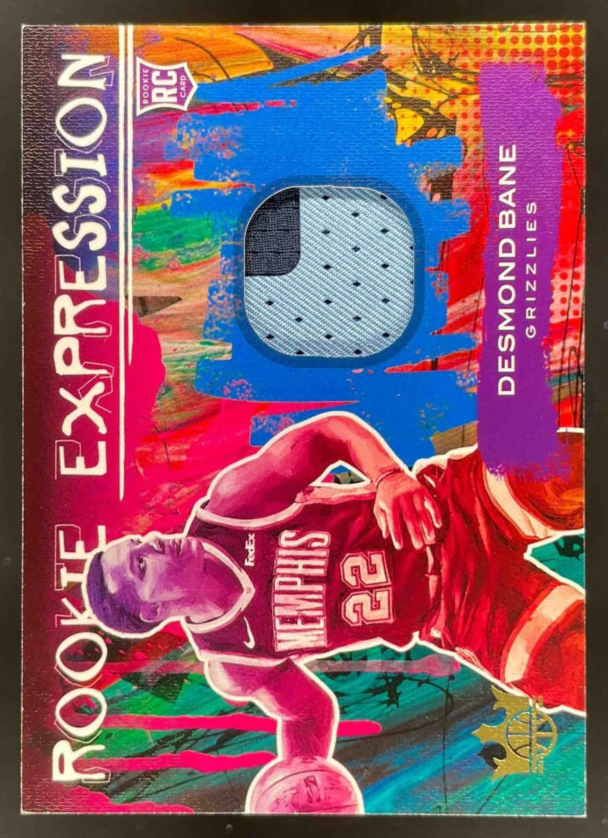 2020 Court Kings Rookie Expression Memorabilia Prime #RM-DBA Desmond Bane RC /25