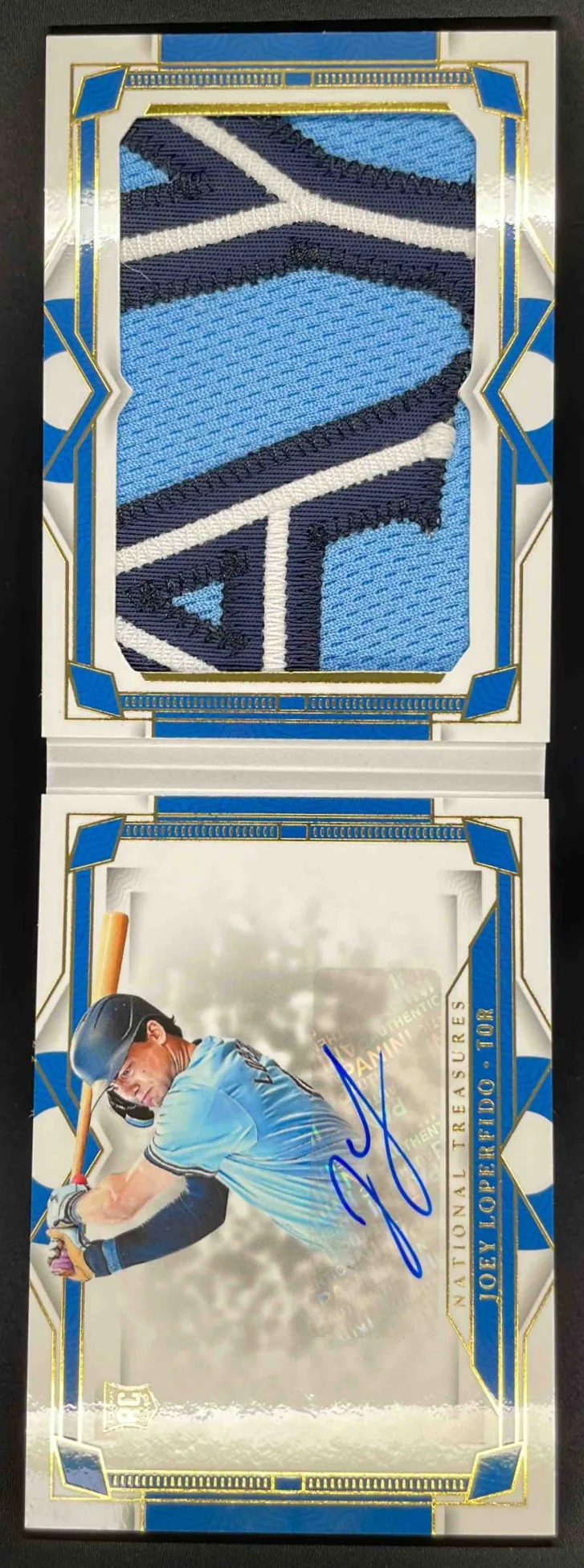 2024 National Treasures Jumbo Material Booklet Gold Joey Loperfido RC Auto /10