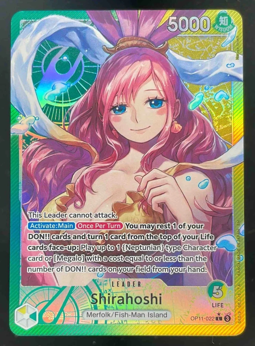 Shirahoshi 022 Alternate Art - A Fist of Divine Speed OP11