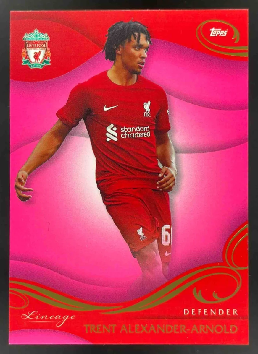 2022 Topps Liverpool Lineage Pink #22 Trent Alexander-Arnold /80