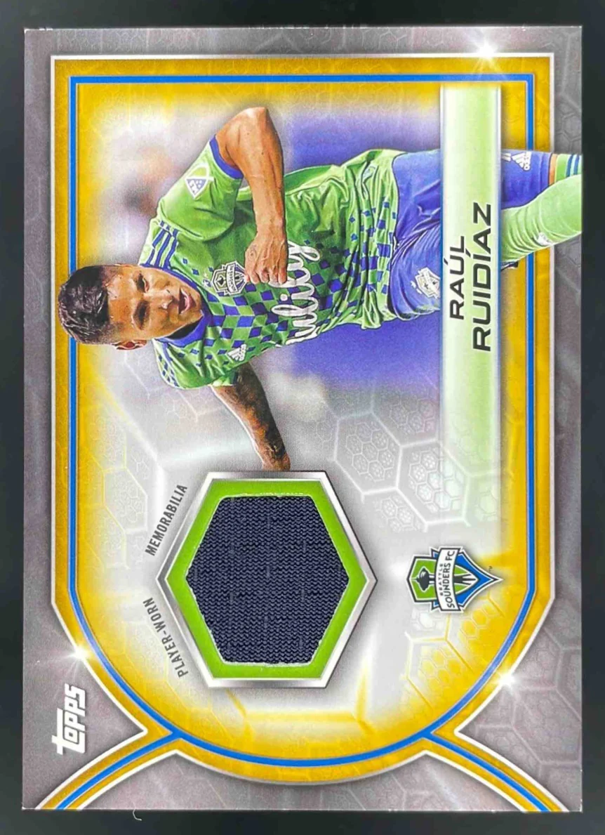 2023 Topps MLS Relics Gold #R-RR Raul Ruidiaz /50