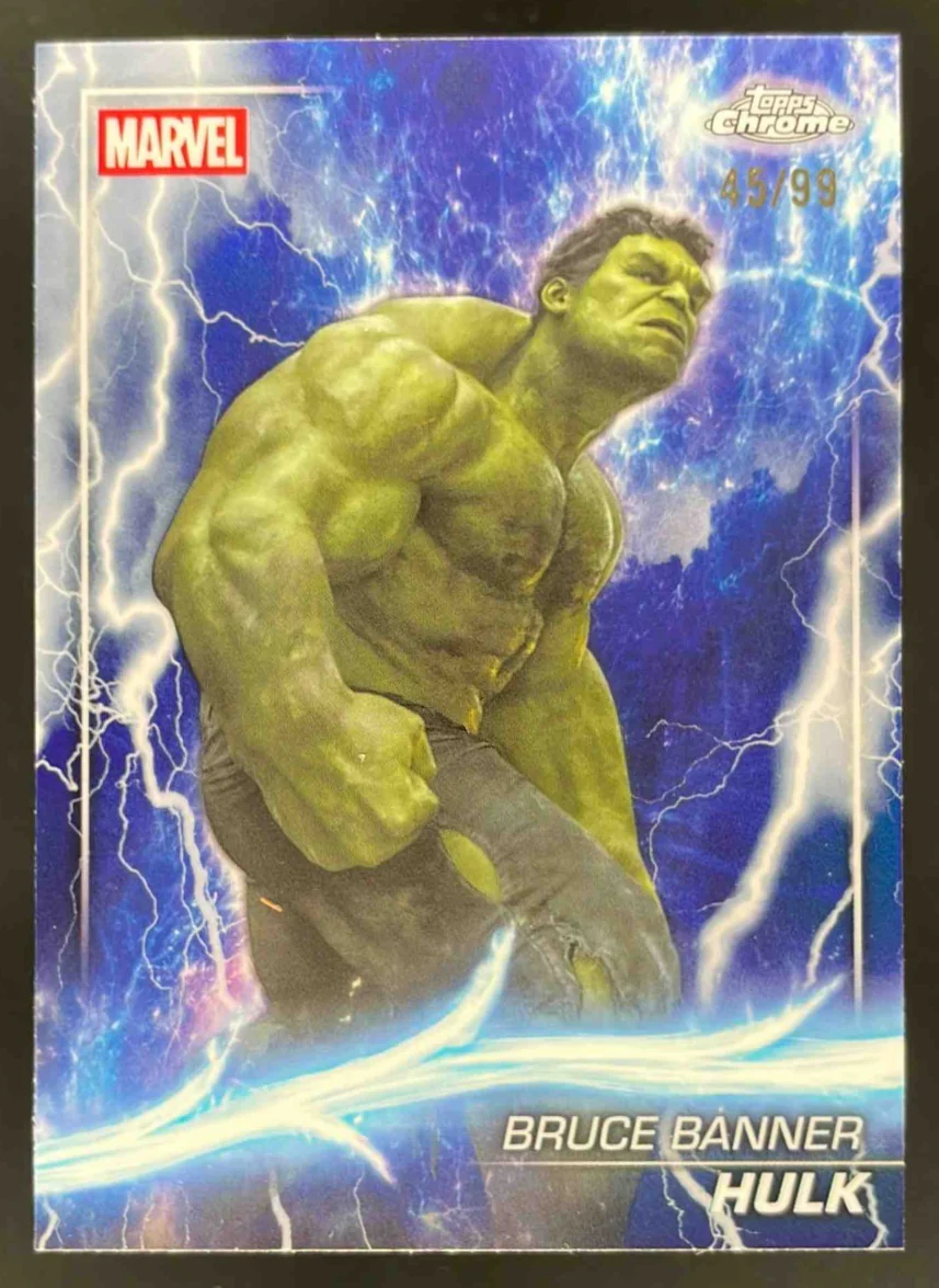 2025 Topps Chrome Marvel Studios Thor Refractor #27 Hulk /99
