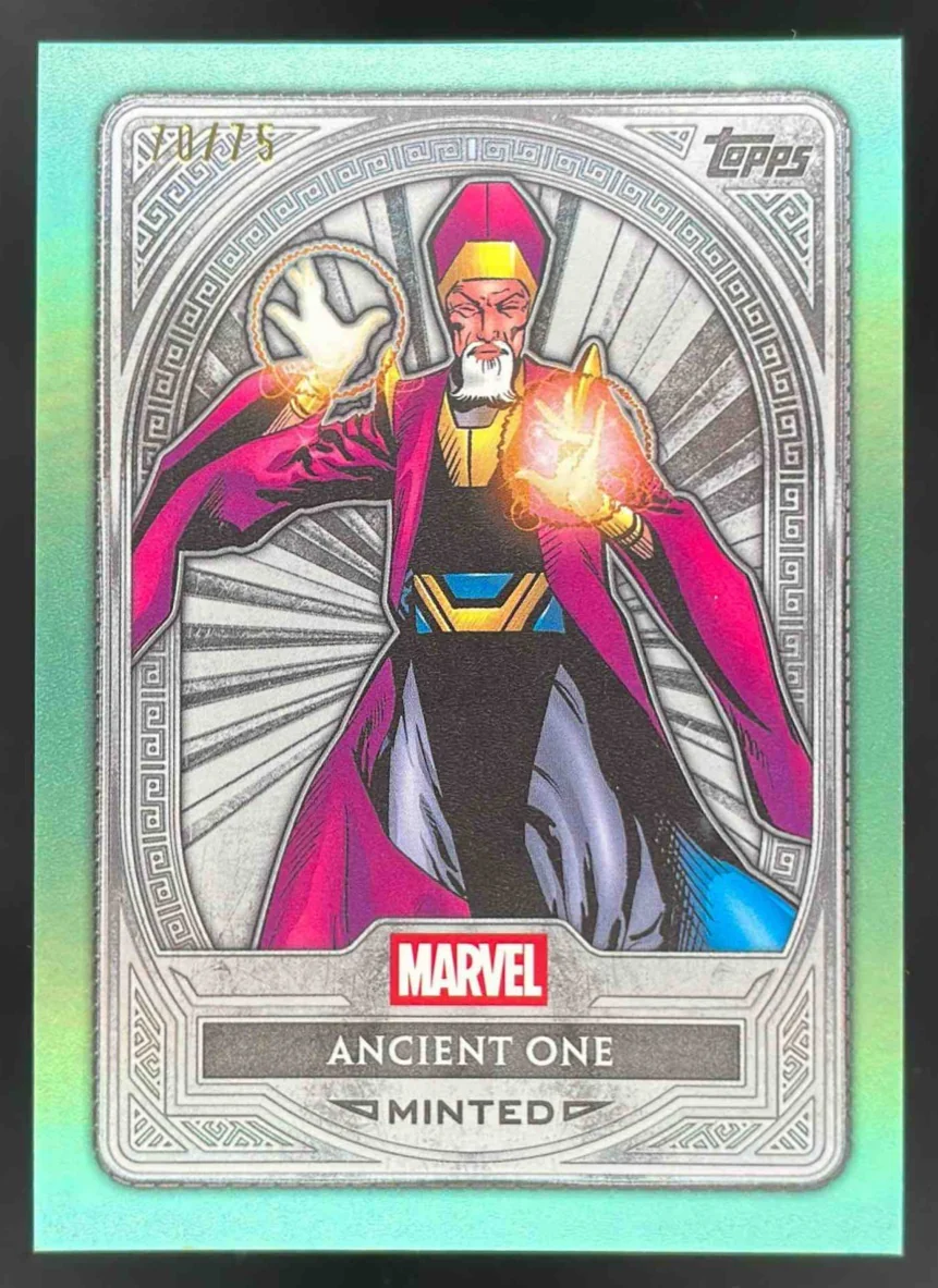 2025 Topps Mint Marvel Green Mint Foil #71 Ancient One Silver /75