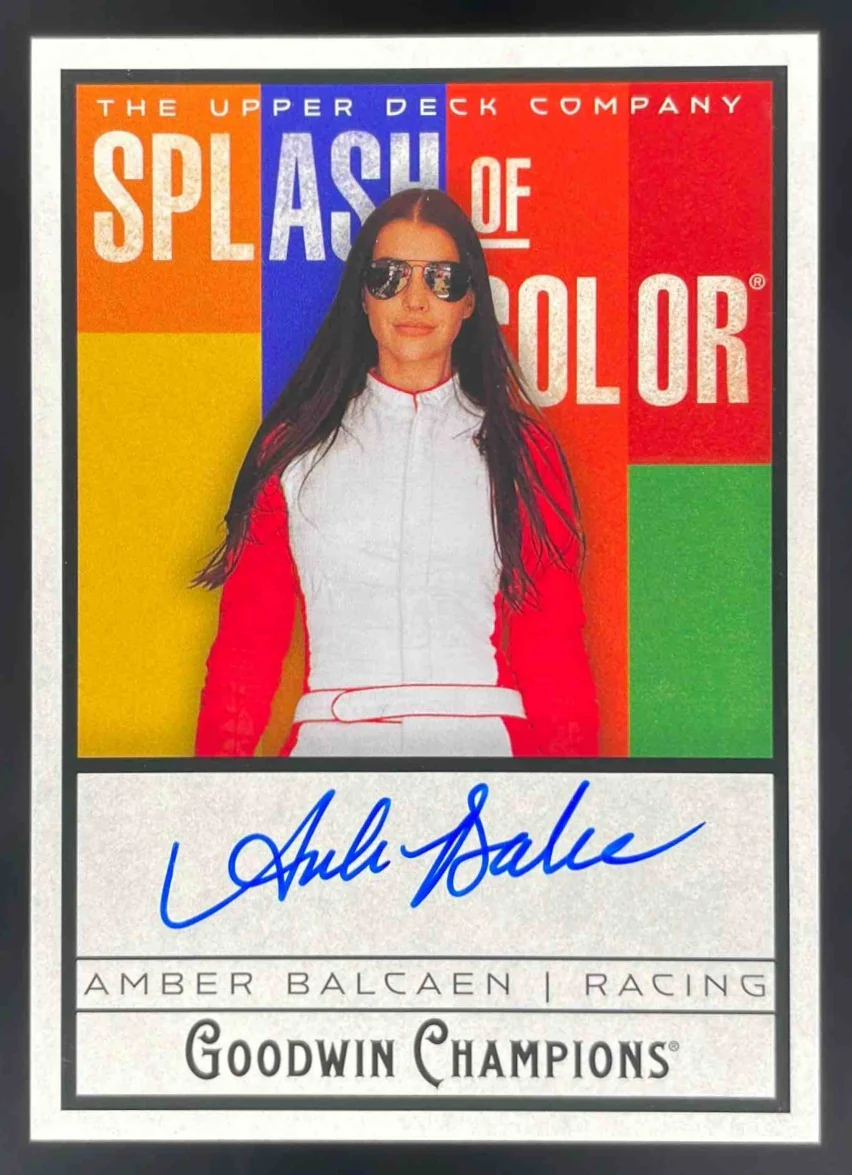 2025 Upper Deck Goodwin Champions Splash of Color #SA-BA Amber Balcaen Auto
