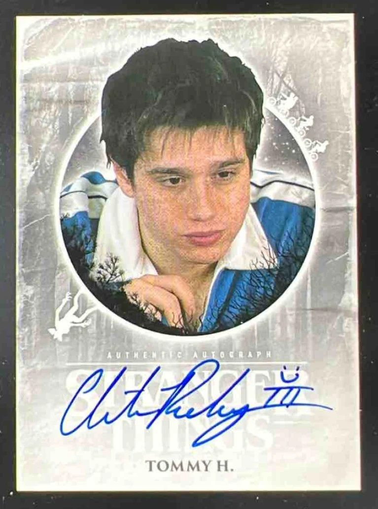 Topps Stranger Things Netflix Autograph Chester Rushing as Tommy H Auto