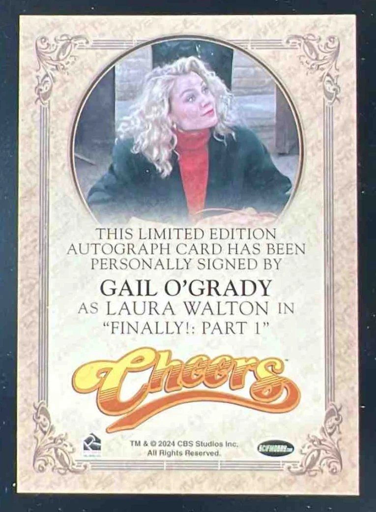 2024 Cheers Autograph Gail O'Grady as Laura Walton Auto - Image 2