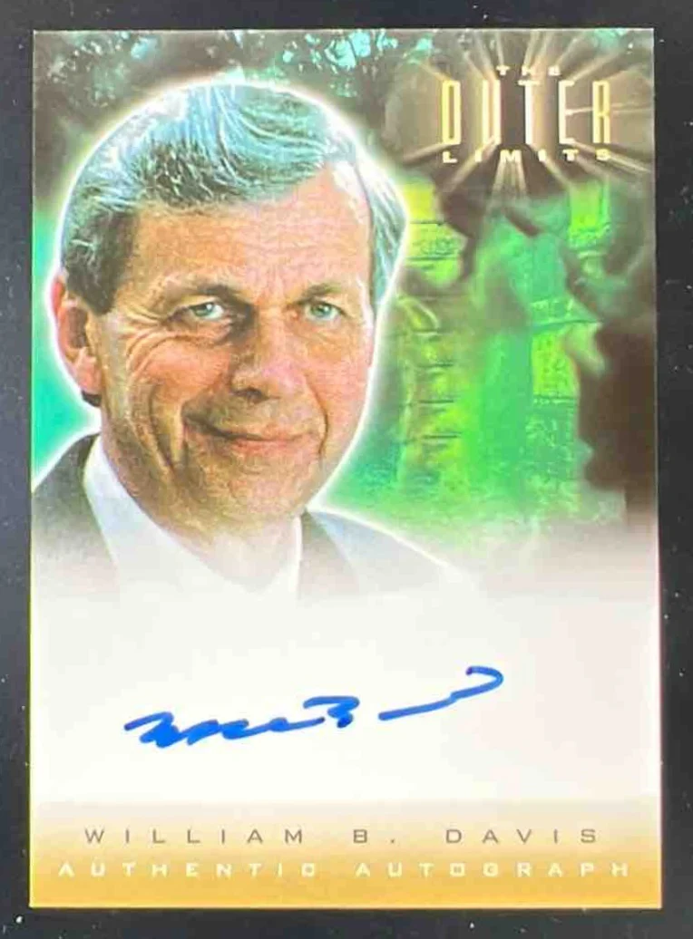 1995-2003 The Outer Limits Autograph William B Davis Auto