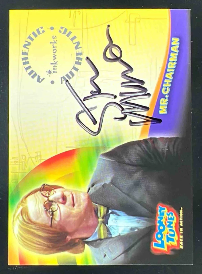 2003 Inkworks Looney Tunes Back in Action Autographs #A3 Steve Martin Auto